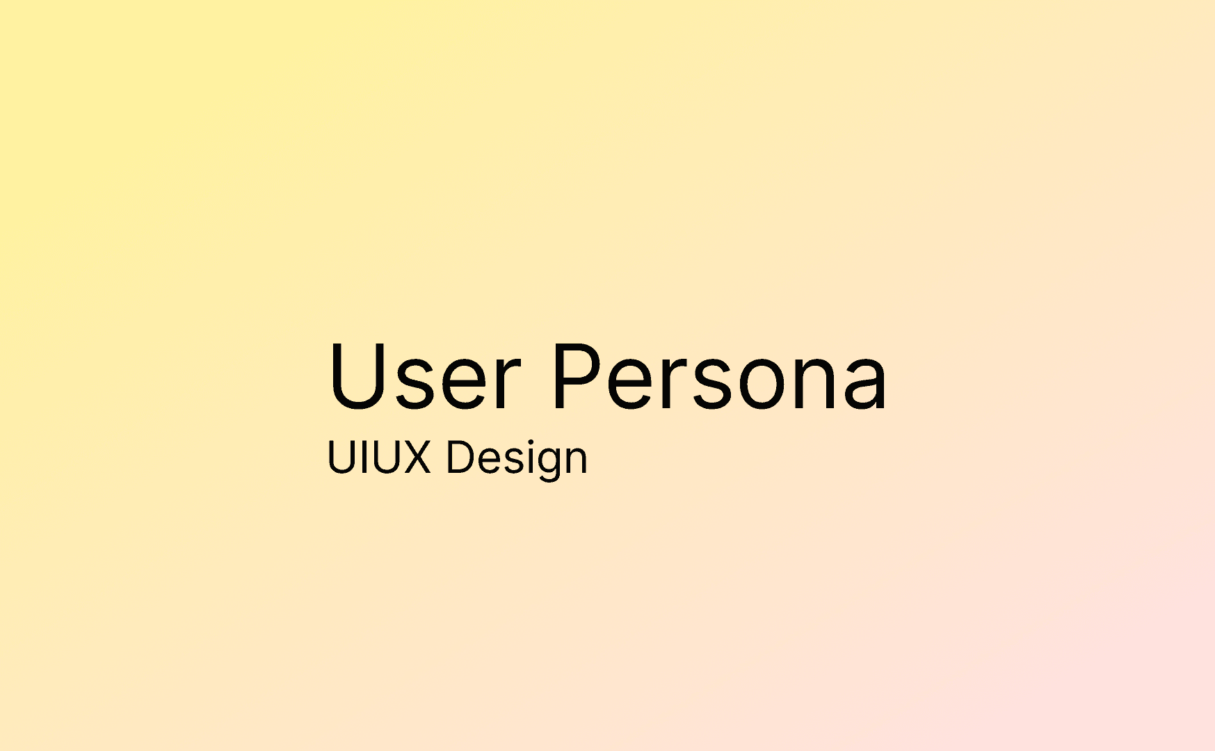 How to create UX personas